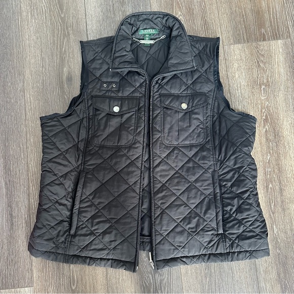 RALPH LAUREN black vest - Picture 1 of 4